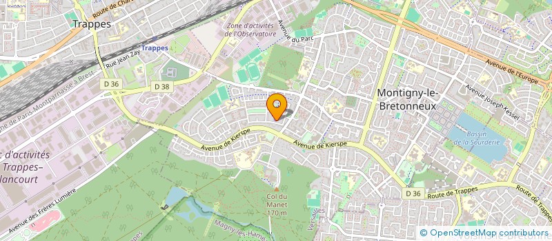 localisation de l'entreprise MONSIEUR ABDELLAH BEN HALLOU  MONTIGNY-LE-BRETONNEUX