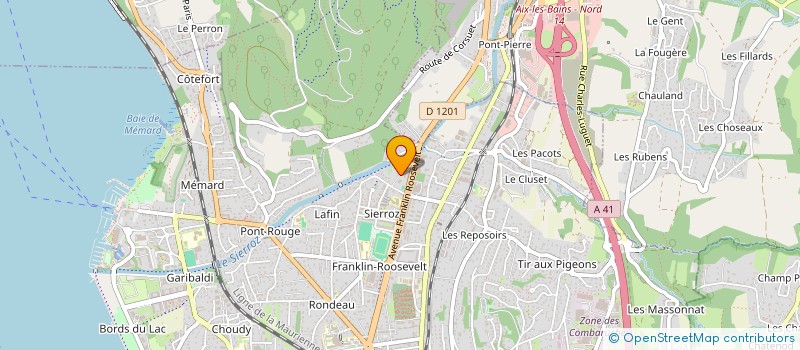 localisation de l'entreprise MONSIEUR ABDELLAH BENABAD à AIX-LES-BAINS