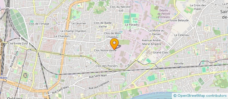 localisation de l'entreprise MONSIEUR ABDELLAH BENAHMED  ORLEANS