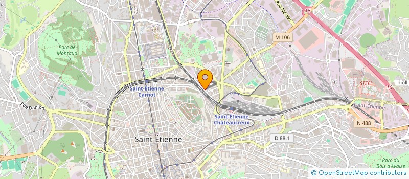 localisation de l'entreprise MONSIEUR ABDELLAH BENALLA  SAINT-ETIENNE