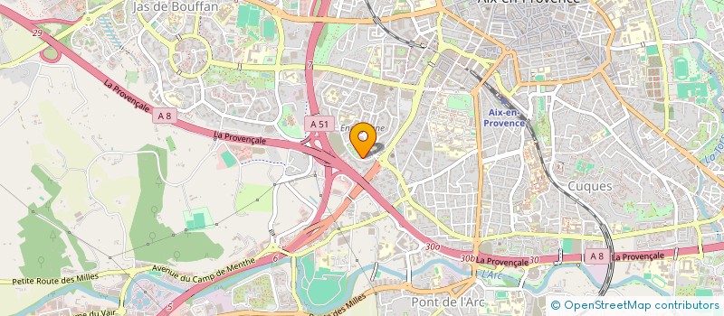 localisation de l'entreprise MONSIEUR ABDELLAH BENAOUDA  AIX-EN-PROVENCE