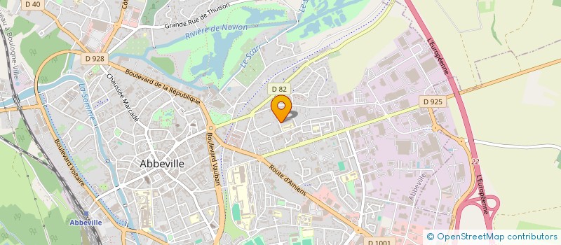 localisation de l'entreprise MONSIEUR ABDELLAH BENDAOUD à ABBEVILLE