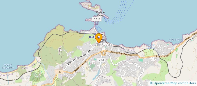 localisation de l'entreprise MONSIEUR ABDELLAH BENTOUHAMI à L'ILE ROUSSE
