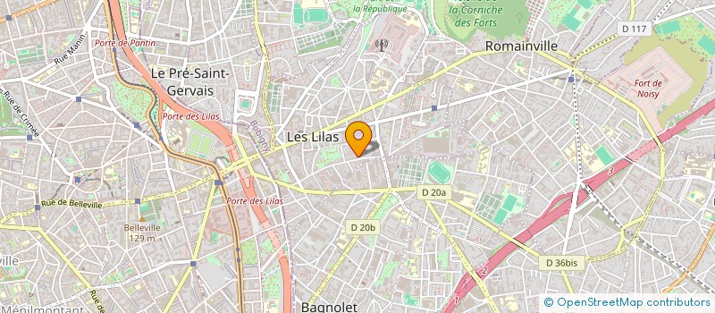 localisation de l'entreprise MONSIEUR ABDELLAH BOUAFIA à LES LILAS