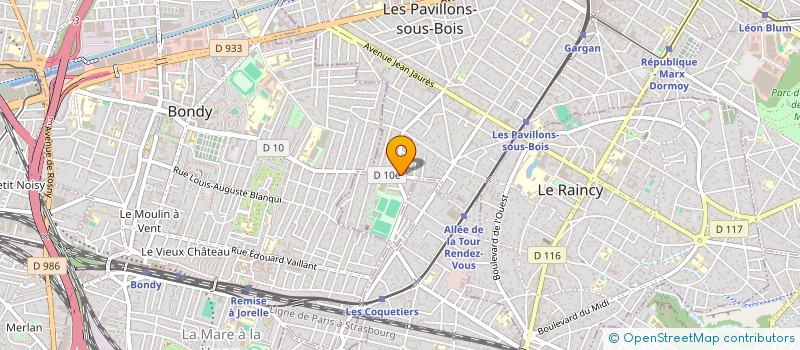 localisation de l'entreprise MONSIEUR ABDELLAH BOUDAOUD à LES PAVILLONS-SOUS-BOIS