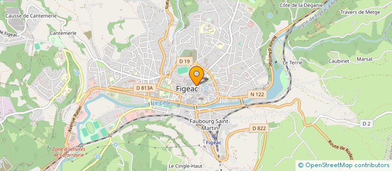 localisation de l'entreprise MONSIEUR ABDELLAH BOUMEHDI  FIGEAC