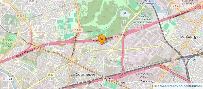 localisation de l'entreprise MONSIEUR ABDELLAH BOUMHRI à LA COURNEUVE