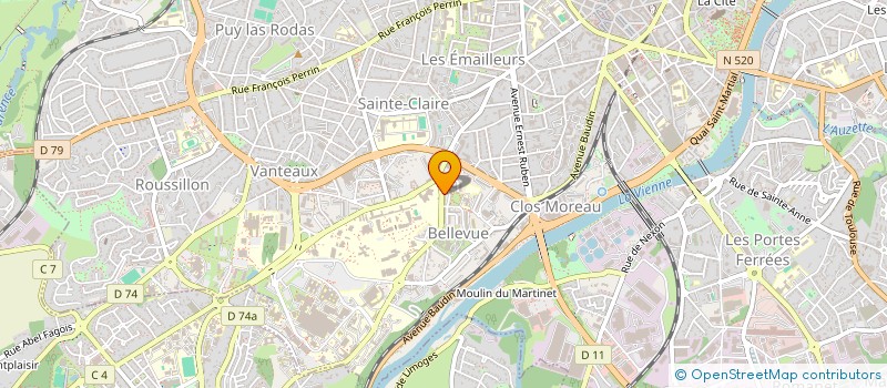 localisation de l'entreprise MONSIEUR ABDELLAH BOUREGBA à LIMOGES