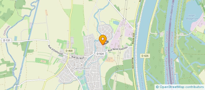 localisation de l'entreprise MONSIEUR ABDELLAH BOUSHAID  GERSTHEIM