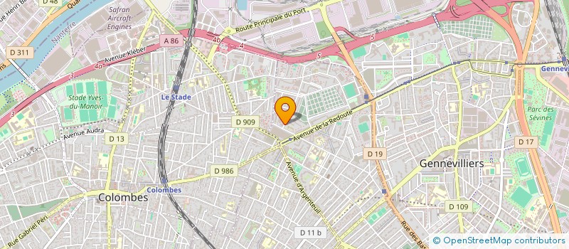 localisation de l'entreprise MONSIEUR ABDELLAH BOUZIDI  ASNIERES-SUR-SEINE