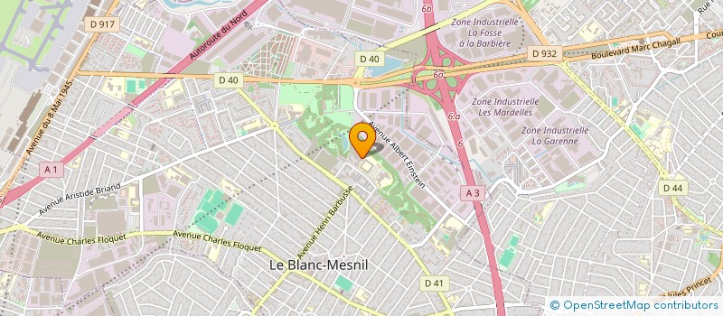localisation de l'entreprise MONSIEUR ABDELLAH CHAKIR à LE BLANC-MESNIL