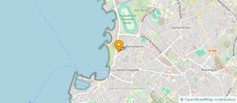 localisation de l'entreprise MONSIEUR ABDELLAH CHAOUCH à MARSEILLE