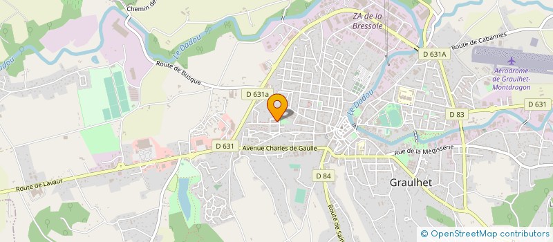 localisation de l'entreprise MONSIEUR ABDELLAH CHERKAOUI  GRAULHET