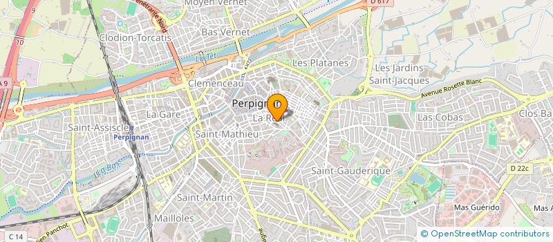 localisation de l'entreprise MONSIEUR ABDELLAH DAHMANI MOUSSA  PERPIGNAN