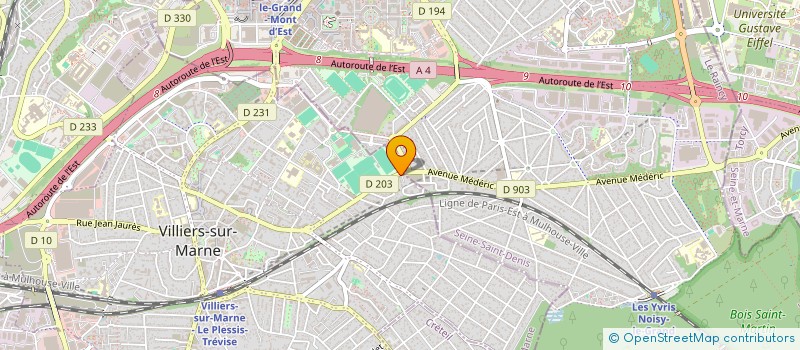 localisation de l'entreprise MONSIEUR ABDELLAH DARI à VILLIERS-SUR-MARNE