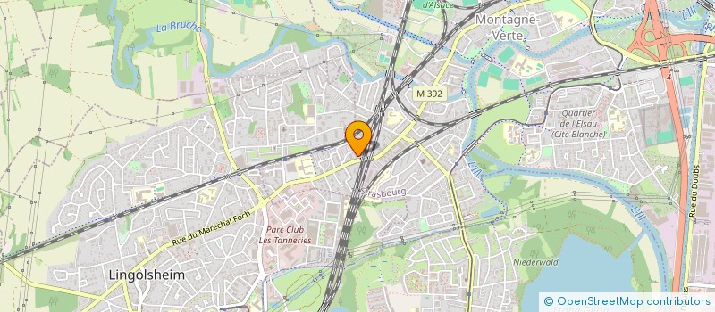 localisation de l'entreprise MONSIEUR ABDELLAH DARIFI  STRASBOURG