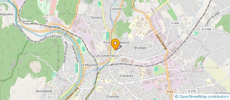 localisation de l'entreprise MONSIEUR ABDELLAH ED DRHOURHI  ALES