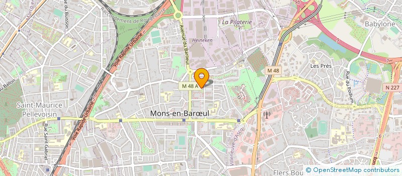 localisation de l'entreprise MONSIEUR ABDELLAH EL BARKANI  MONS-EN-BARUL