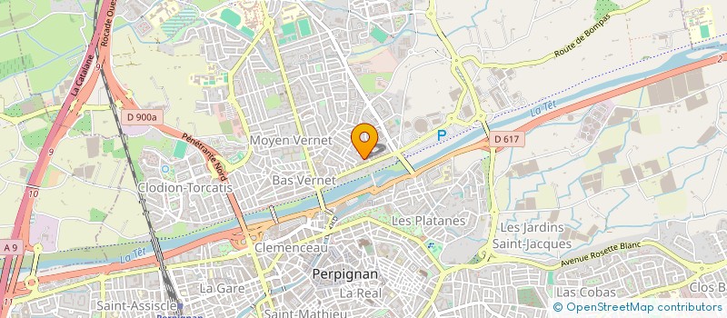 localisation de l'entreprise MONSIEUR ABDELLAH EL KHAIN  PERPIGNAN