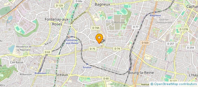 localisation de l'entreprise MONSIEUR ABDELLAH EL WAZIKI à FONTENAY-AUX-ROSES