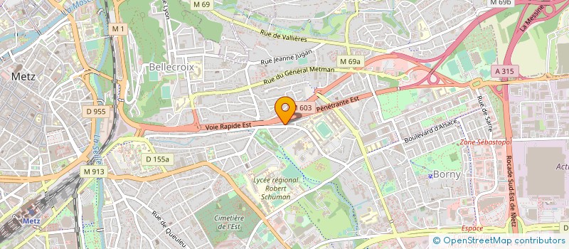 localisation de l'entreprise MONSIEUR ABDELLAH ER RADI  METZ