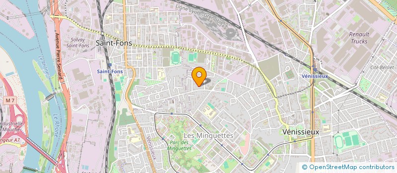 localisation de l'entreprise MONSIEUR ABDELLAH ES SAFI  VENISSIEUX