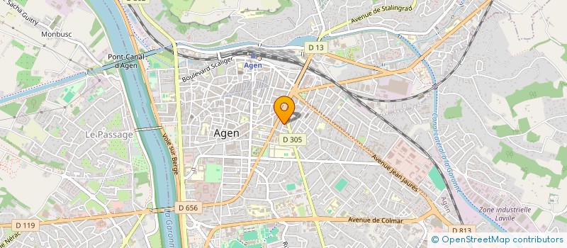 localisation de l'entreprise MONSIEUR ABDELLAH ES-SAGHRAOUI  AGEN