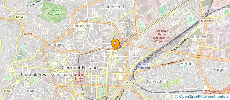 localisation de l'entreprise MONSIEUR ABDELLAH FLIFLA  CLERMONT-FERRAND