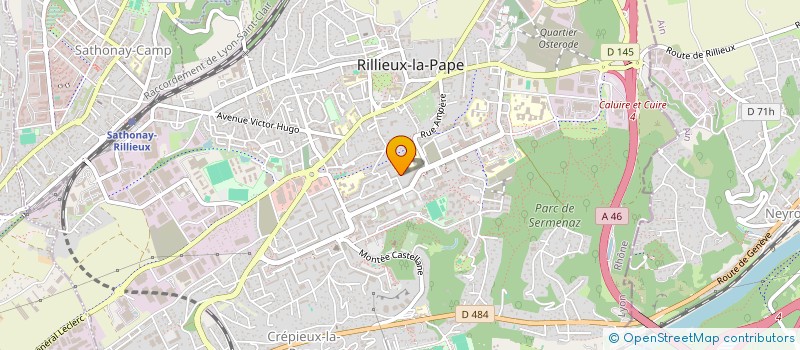 localisation de l'entreprise MONSIEUR ABDELLAH HADJAR  RILLIEUX-LA-PAPE