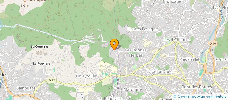 localisation de l'entreprise MONSIEUR ABDELLAH HAMDOUNE  OLLIOULES