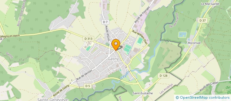 localisation de l'entreprise MONSIEUR ABDELLAH HANBALI  GASNY