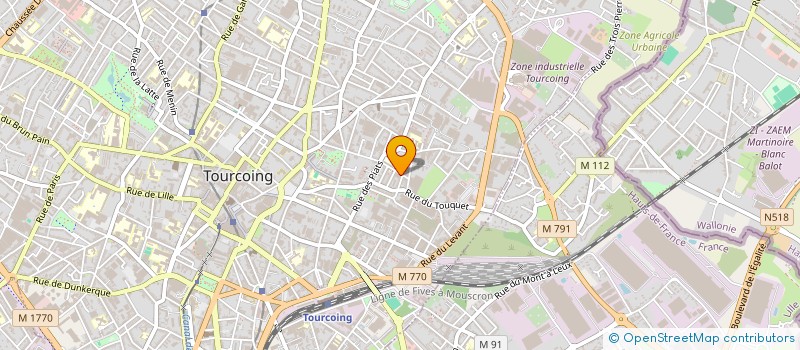 localisation de l'entreprise MONSIEUR ABDELLAH HARMICH  TOURCOING