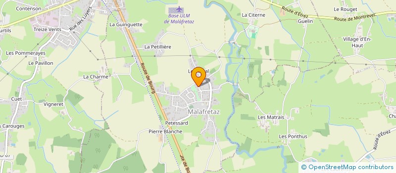 localisation de l'entreprise MONSIEUR ABDELLAH HASSAINE-DAOUADJI à MALAFRETAZ