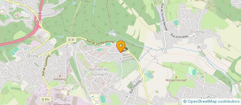 localisation de l'entreprise MONSIEUR ABDELLAH ID BOUFKER  BEHREN-LES-FORBACH