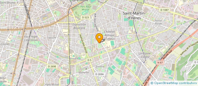 localisation de l'entreprise MONSIEUR ABDELLAH JAMAD à GRENOBLE