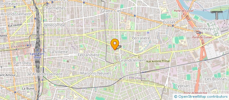 localisation de l'entreprise MONSIEUR ABDELLAH KHELLAS  VILLEURBANNE