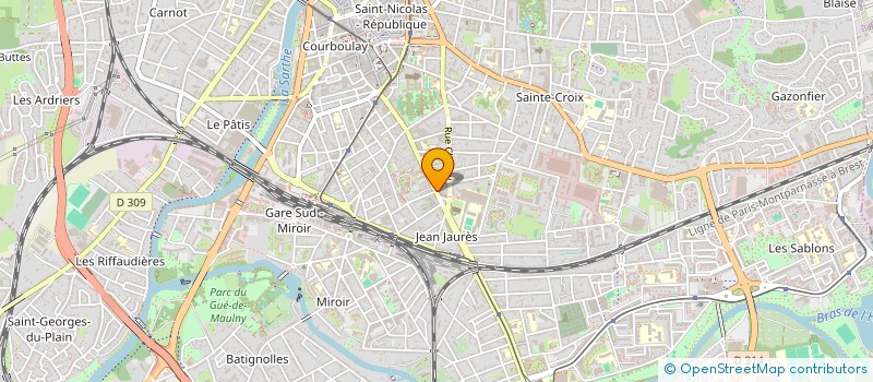 localisation de l'entreprise MONSIEUR ABDELLAH LAHNITE  LE MANS