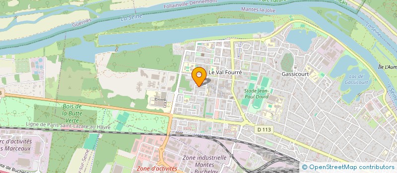 localisation de l'entreprise MONSIEUR ABDELLAH LAZGHEM  MANTES-LA-JOLIE