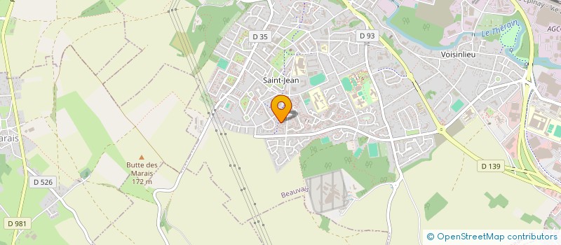 localisation de l'entreprise MONSIEUR ABDELLAH LOUKILI  BEAUVAIS