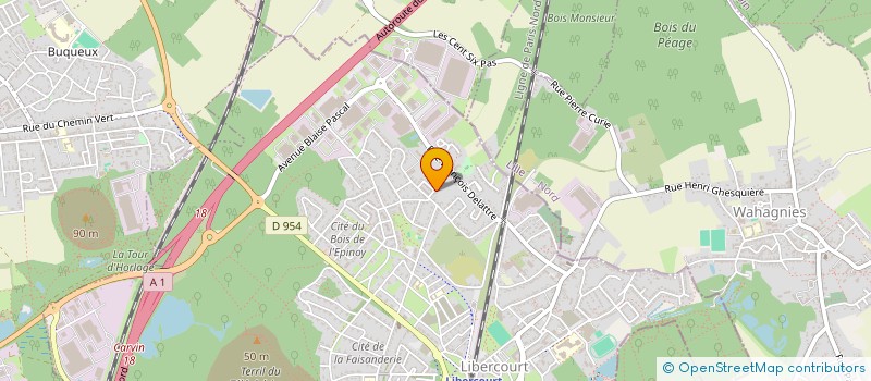 localisation de l'entreprise MONSIEUR ABDELLAH MAJDOUB  LIBERCOURT