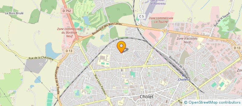 localisation de l'entreprise MONSIEUR ABDELLAH MANTOUZ à CHOLET