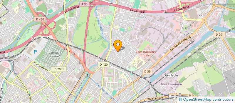 localisation de l'entreprise MONSIEUR ABDELLAH MESSAOUDI  ILLZACH