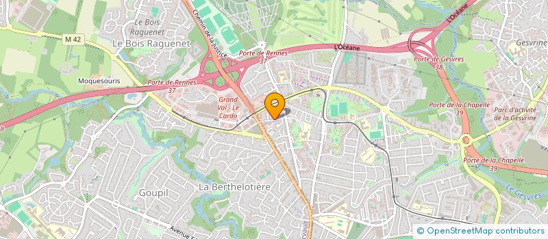 localisation de l'entreprise MONSIEUR ABDELLAH MOKHANET à NANTES