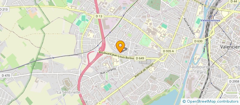 localisation de l'entreprise MONSIEUR ABDELLAH MOUINY  VALENCIENNES