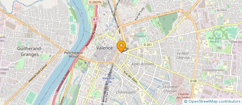 localisation de l'entreprise MONSIEUR ABDELLAH NAIT ELHAJ à VALENCE