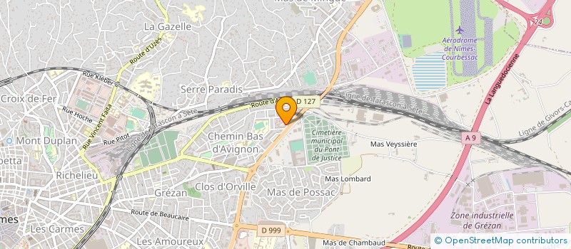 localisation de l'entreprise MONSIEUR ABDELLAH NEDJARI à NIMES