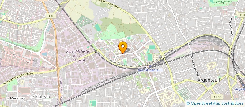 localisation de l'entreprise MONSIEUR ABDELLAH OULHSANA à ARGENTEUIL