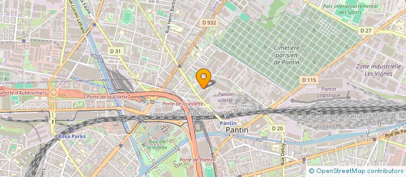 localisation de l'entreprise MONSIEUR ABDELLAH RAHMANI  PANTIN