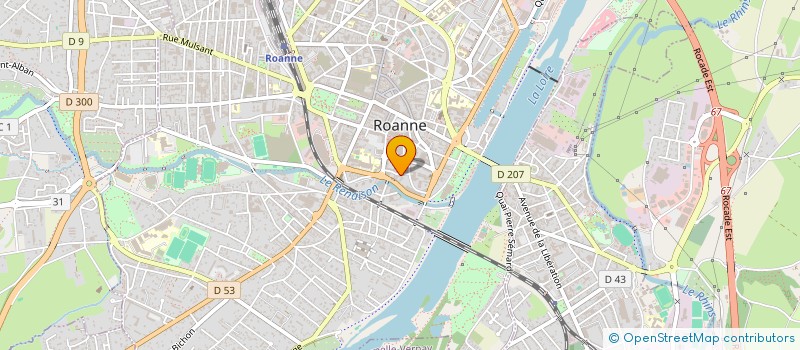 localisation de l'entreprise MONSIEUR ABDELLAH RIBAHI  ROANNE