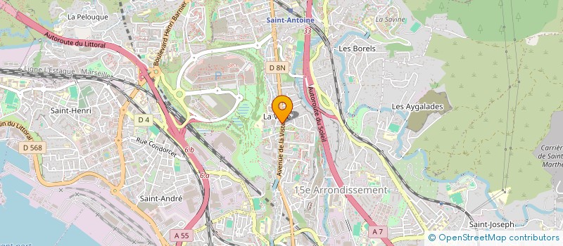 localisation de l'entreprise MONSIEUR ABDELLAH ROUAH à MARSEILLE
